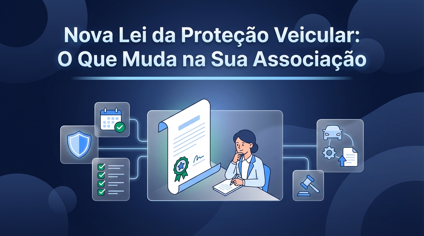Ilustração sobre a nova lei de proteção veicular